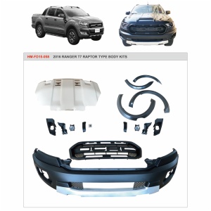 Ford ranger T7 4x4 raptor type body kit headlight bumper grille