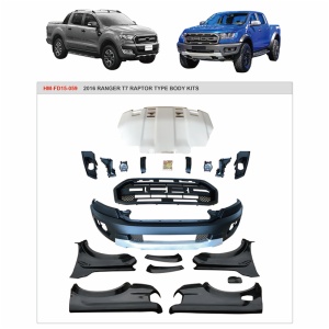 Ford ranger T7 4x4 raptor type body kit headlight bumper grille
