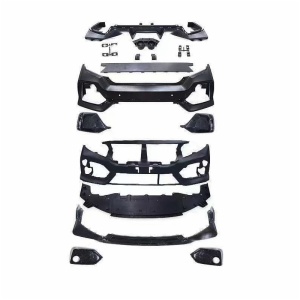 front bumper body kit modification upgrade for Honda Civic 2016 2020 fc fk