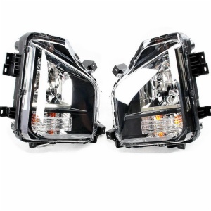 Front fog lights Assembly Kit 2019-2020 For Mitsubishi Triton L200 Drl Fog Light