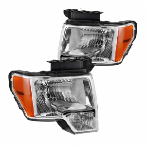 FO2502287C / FO2502289C Pickup Front Headlights Headlamps Fit For Ford F150 F-150 2009-2014