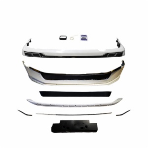 Front&Rear Bumper Lip License Board Car Chrome PP ABS Material Year 2016 2017 2018 2019 For Land Cruiser 200