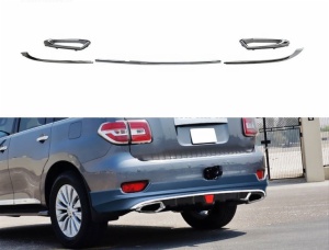 Grille front&rear bumper lip and exhaust pipe wheel trim series body kit for 2015 Nissan Patrol Y62