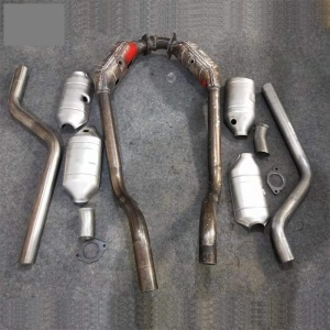 Exhaust Manifold Catalytic Converter And Bend Pipes Flanges Cones