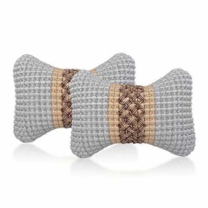 Car Ice Silk Headrest Pillow