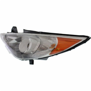 Headlight Set For 2011 2012 2013 2014 Hyundai Sonata Left and Right White Housing 2Pc HY2503159 HY2502159