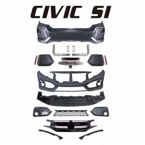 Honda Civic si 2016 body kit front bumper grille rear bumper exhaust pipe