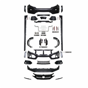 Honda Civic type r 2017 fk8 fc m style spoiler wing body kit fender vent Front bumper