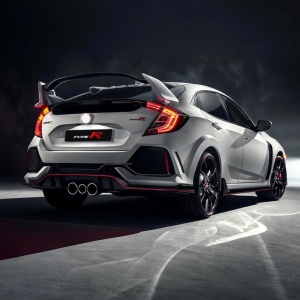 Honda Civic type r 2017 fk8 fc m style spoiler wing body kit fender vent Front bumper