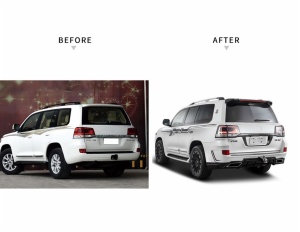 Land Cruiser 200 E Model front & rear bumper assembly grille and exhaust pipe year 2016 2017 2018