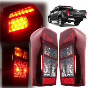 LED Lamp Dark Red Shell Rear Brake Light For ISUZU D-MAX Ute 2017-2018