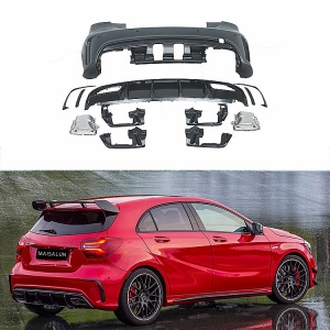 Mercedes-Benz A-Class W177 W176 A180 A200 A250 upgrade modification A45 AMG body kit front bumper rear bumper