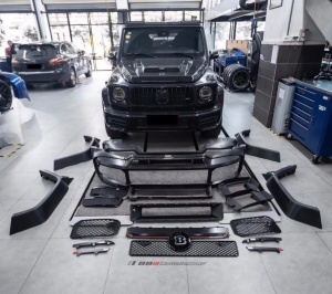 Mercedes-Benz g-class w464 g63 amg 2019 upgrade body kit front guard grille wide body wheel eyebrows
