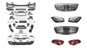 Mercedes-Benz S-Class w222 2014-2020 upgrade and modification Maybach S680 body kit grille headlights