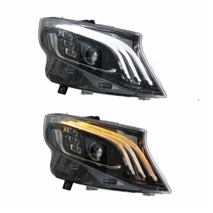 Mercedes-Benz V-Class Vito w447 v260 upgrade change Maybach LED headlights head lamp 2016-2020