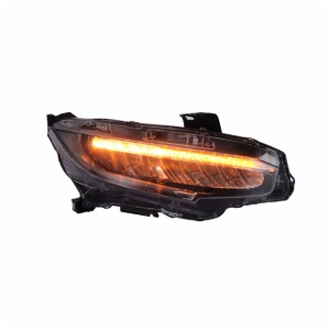 new Honda Civic LED headlights