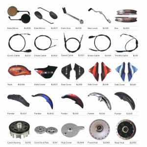 Various kinds of Motorcycle Engine Spare Parts And Body Accessories