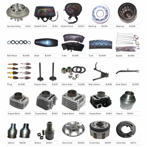 Various kinds of Motorcycle Engine Spare Parts And Body Accessories