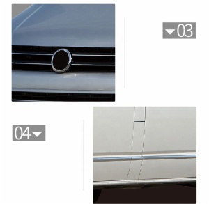 Rear Foot Running Board Step Plate Body kit For Volkswagen VW T5
