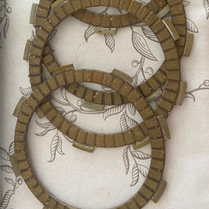 Rubber friction material clutch disks for CG125