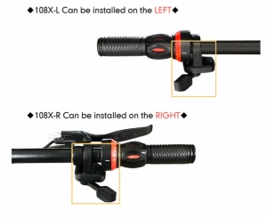 THUMB THROTTLE with SM PLUG 108X