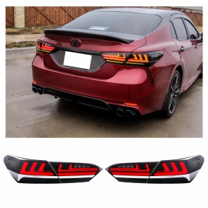 Toyota Camry 2018 LED taillight tail light Flowing water turn signal breathing mode plug and play