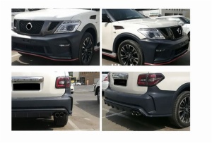 Front rear bumper grille and running boards upgrade body kit for 2016-on Nissan Patrol Y61 nismo model