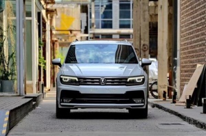 VW Tiguan L body kit upgrade RLINE front and rear bumpers
